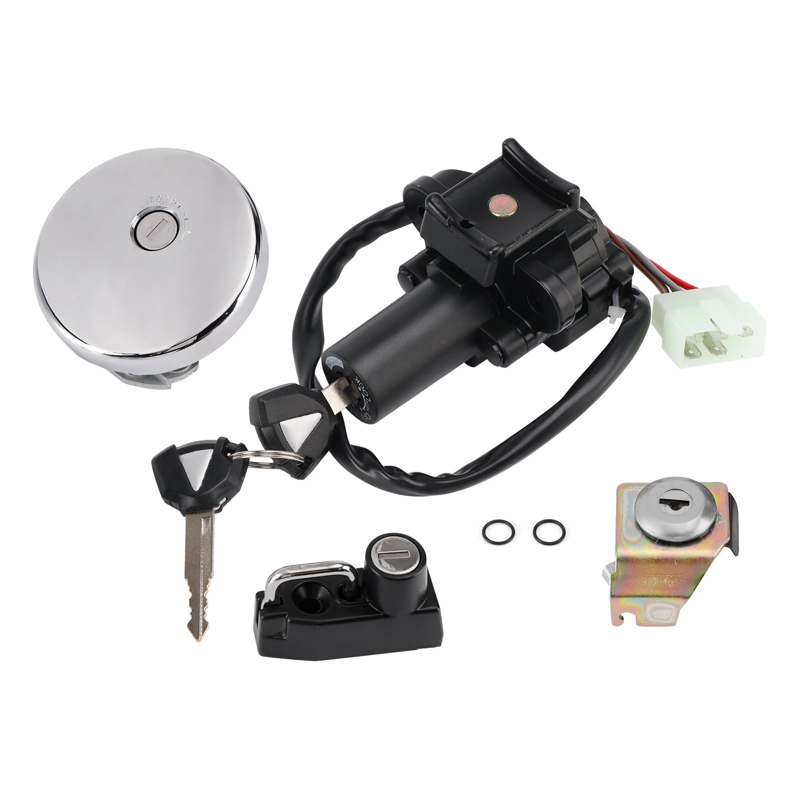 NEU Kawasaki Z1000 Zündschalter & 2 Schlüssel 6 Draht A1 A2 A3 G1-03
