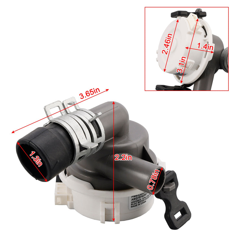 ABQ73503002 ABQ73503004 Pompa odwadniacza zmywarki do zmywarki LG