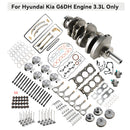 2011-2019 Hyundai KIA Sorento 3.3L G6DH Kit de reconstrução e revisão com sincronização da haste do virabrequim