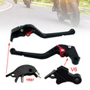 Palanca larga de embrague y freno adecuada para YAMAHA XSR900 XSR900GP MT-09 MT-09SP 2024-2025