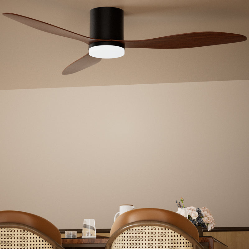 Fernbedienung/App-Steuerung 42" Deckenventilator mit Licht dimmbare LED DC-Motor