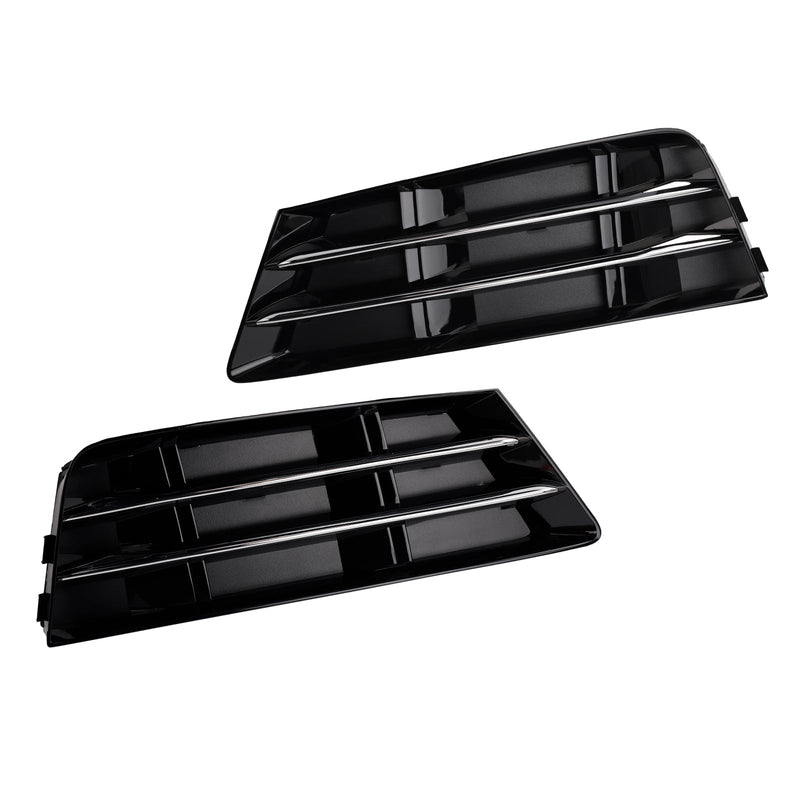 2016–2018 Audi A4 B9 2 sztuki przednie światła mgły chłodniejsza kratka dolna zderzak Grill