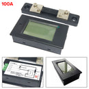 DC 100A 100V Digital LCD Spænding Display Voltmeter Amperemeter Wattmeter