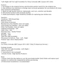 2015-2022 Chevy Colorado GMC Canyon Links+Rechts LED Rücklicht Montage