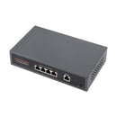 120W Gigabit Ethernet Poe Switch 10/100/1000M Port adaptivní Plug & Play 4 síť