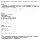 800-714 Übertragungsleitungsverbinder - 3/8 Zoll Außendurchmesser Rohr x 14 mm-1,5 2 STK