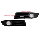 2005-2009 VW POLO 9N3 GTI 2PCS Luces antiniebla de la cubierta Griller 6q085365e 6q0853666g