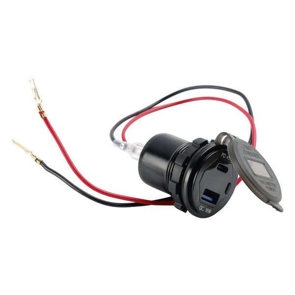 2023-2024 Yamaha PG-1 12V uttag laddare USB+C typ snabb