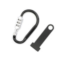 Hjälmlås T-stång passar upp till 1 1/2 tums styre motorcykel cykel skoter krom