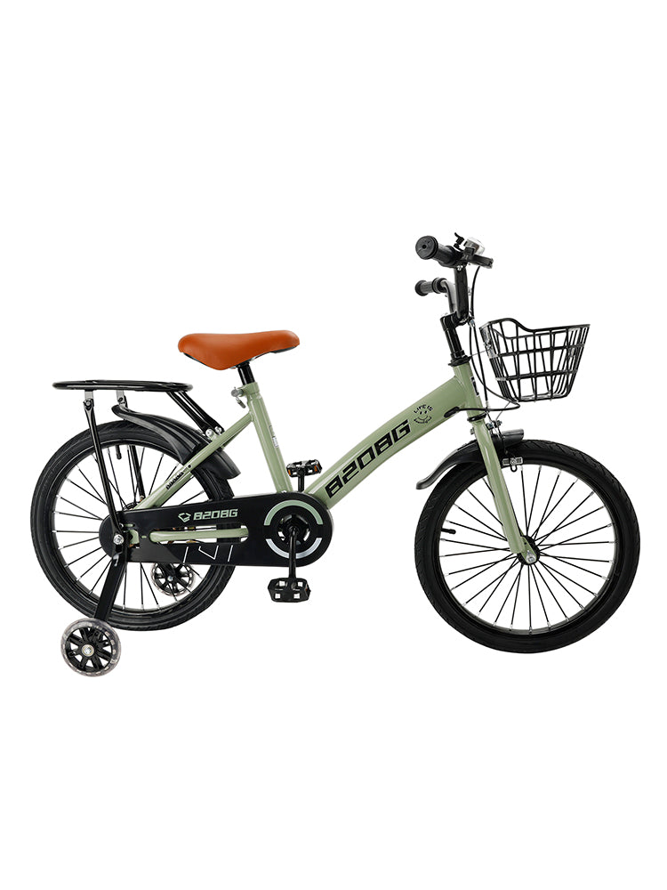 18" Kinderfahrrad für 7-9 Jahre mit Hilfsrädern