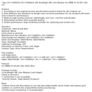 2020–2022 BMW X3 X4 G01 G02 2 Stück LED-Scheinwerfer-Tagfahrlicht-Einheitsmodul 63115A0E623 + 63115A0E624