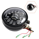 5.75" Headlight Spotlight Universal Multifunctional Black