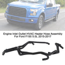 2015-2017 Ford F150 5.0L Motor Einlass Auslass HVAC Heizungsschlauch Montage
