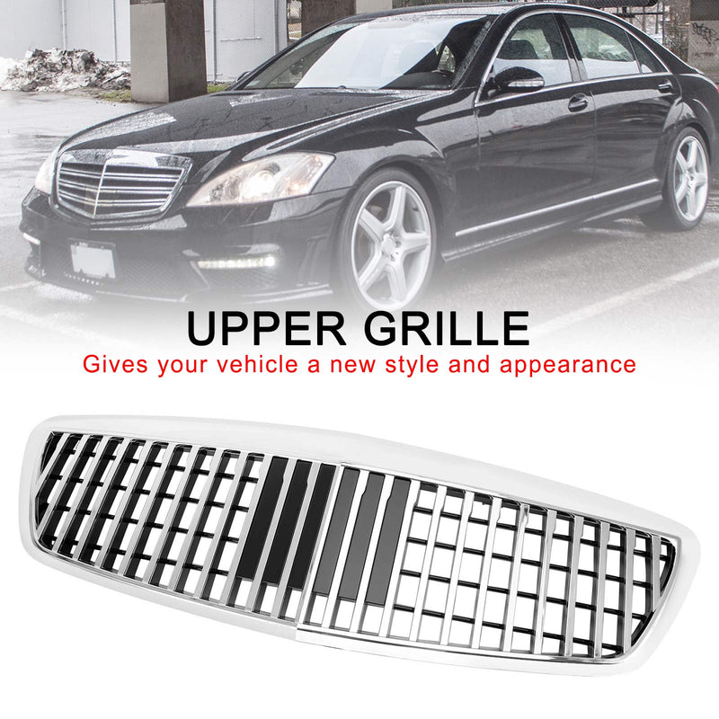 Maybach-grill för Benz S-klass W221 S550 S63 S450 2007-2009 Chrome