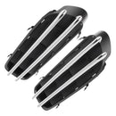 Paar Flügel Fender Grille Abdeckung Panel Für BMW 5 Series E39 E60 E61 M5 51137896850