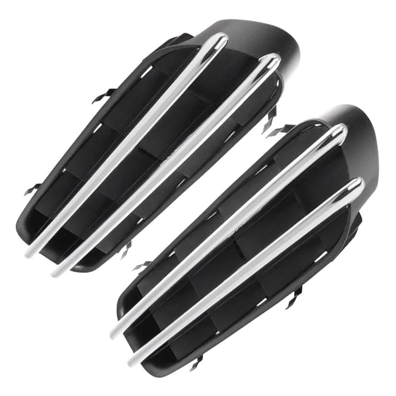 Paar Flügel Fender Grille Abdeckung Panel Für BMW 5 Series E39 E60 E61 M5 51137896850