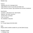 2023-2025 Triumph Speed ​​​​400 Tapa del refrigerante de la cubierta del radiador