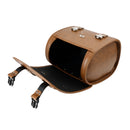 Set Schnellverschluss-Satteltaschen mit Halterung, Gepäckaufbewahrung, braun, für Motorrad