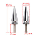 4 Stück Spike-Windschutzscheiben-Verkleidungsschrauben in Silber für Touring Road Glide 2015-2025