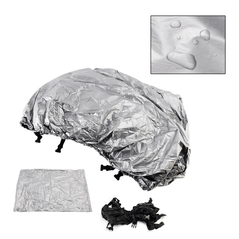 Universelle wasserdichte Bootsabdeckung 16-18Ft Silber für Fischerbootschutz