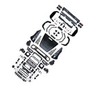 1993–2018 Passer for Mercedes W463 G550 G500 Oppgradering W464 G63 AMG-stil karosserikit støtfanger