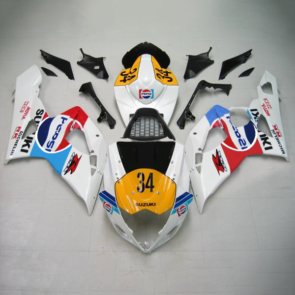 2005-2006 Suzuki GSXR1000 K5 Injektionsabzugs Kit Körperwerk Kunststoff ABS