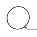 Par runde speil, svart, for Piaggio Vespa scooter/moped, 8 mm, universell passform