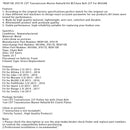 2015-2016 Nv200 2.0l RE0F10E JF017E CVT-Getriebe-Master-Umbausatz mit Kettenriemen 25T