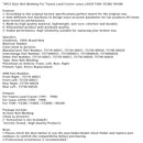 1996-1998 Lexus LX450 4PCS Türgurtleiste 75710-60021 75730-60020