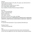 2kpl etupuskurin sumuvalon säleikön suojaverhoilu Fit Audi S5 A5 S-Line 2018-2019