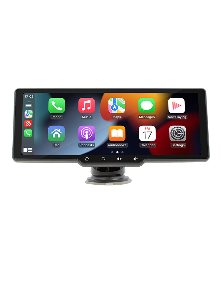 Przenośny bezprzewodowy odtwarzacz MP5 Bluetooth Carplay o przekątnej 10,26 cala do samochodu + kamera z 4 diodami LED