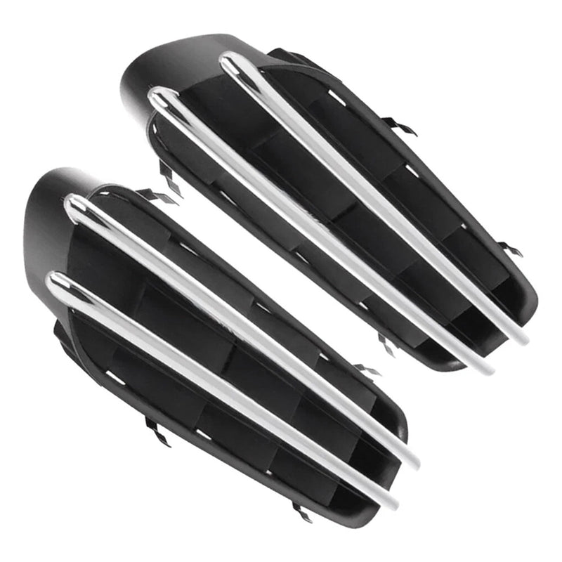 Paar Flügel Fender Grille Abdeckung Panel Für BMW 5 Series E39 E60 E61 M5 51137896850