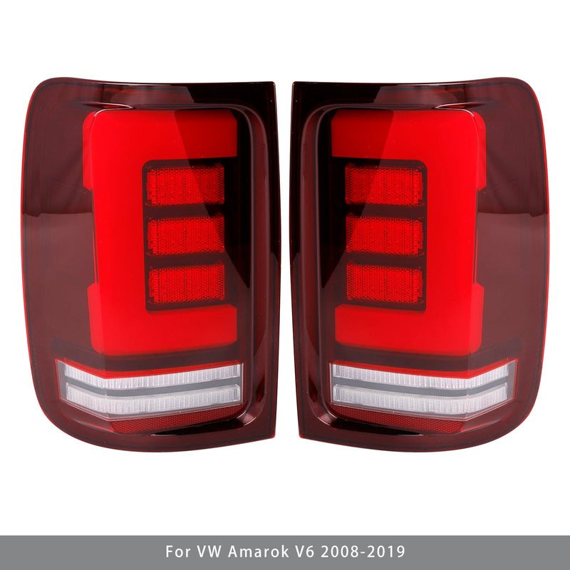 2008-2019 VW Amarok V6 LED-bakljus på baksidan och vänster, par av rött