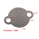 2 × AGR-Ventil-Blindplatte für Volkswagen Transport T5 2.0 BiTDI CFCA-Motor