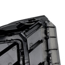 2019–2022 Audi Q3 S-Line 2 Stück glänzend schwarz Frontstoßstangen-Kühlergrillabdeckung