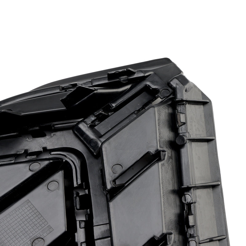 2019–2022 Audi Q3 S-Line 2 Stück glänzend schwarz Frontstoßstangen-Kühlergrillabdeckung