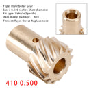 Verteilerzahnrad mit 410 0,500"" Wellendurchmesser für Chevy mit MSD Small/Big Block