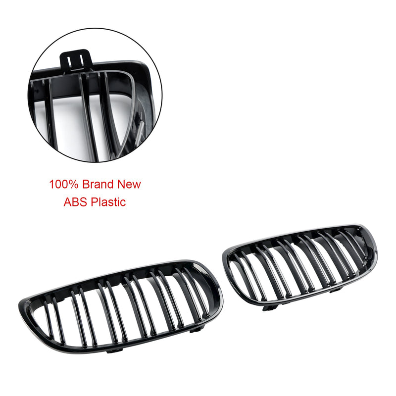 Błyszcząca czarna przednia kratka nerkowa Grill pasuje do BMW E92 E93 328i 335i 2006-2010 2DR