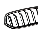 Musta kaksoislamellipäällysteinen etusäleikkö (munuaismaski), sopii BMW 6-sarjan G32:een (2020–2025).
