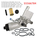 2011-2016 Chevrolet Cruze 1.4L L4 Benzín - Těleso olejového filtru Chladič oleje 55566784 55593189 55594651