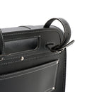 Heck Bag Pu Pu Side Saddle Tail Bag Bagasjepose Lagring Svart for motorsykkel