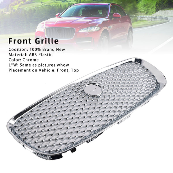 Chrome Grill v přední patře pro Jaguar F-Pace X761 2016–2020