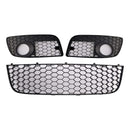 2006-2009 VW Golf MK5 GTI 3-osainen etupuskurin säleikkö, alempi + sumuvalon kansi