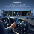 Adapter 2 w 1: Bezprzewodowe Apple CarPlay i Android Auto - CarPlay przewodowy do bezprzewodowego CarPlay