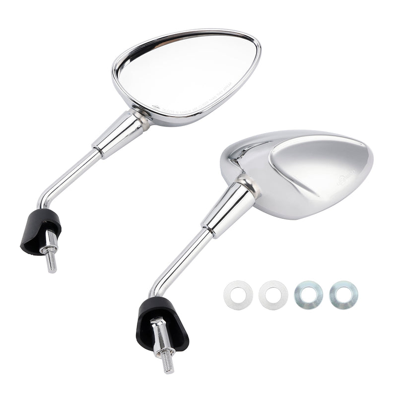 Mirror M8 Shorty left&right Chrome For Piaggio Vespa Sprint 50 125 150 Scooter