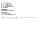 2012-2013 BMW ActiveHybrid 5 12PCS Left+Right Power Module LED Headlight AHL 63117316217 130732946100