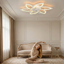 Loftsventilator LED blæser stille belysning & Fjernbetjening loftlampe