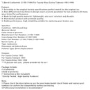 Toyota Townace 2-Zylinder-Vergaser ab 1983, 21100-71080