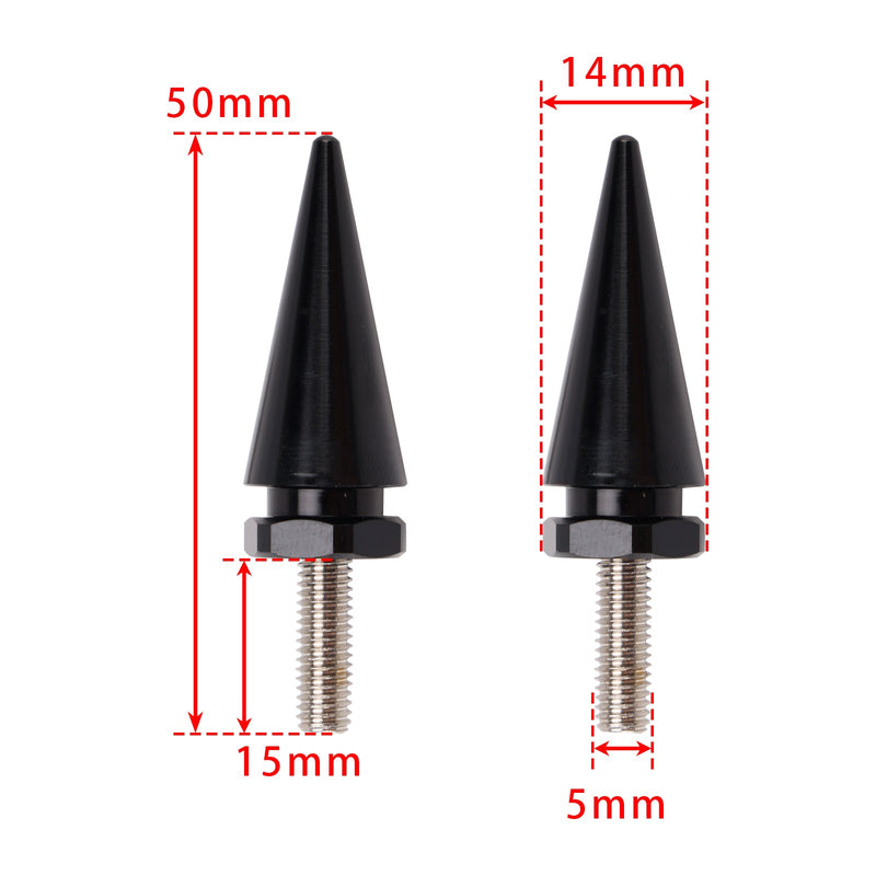 4x schwarze Befestigungsschrauben für die Windschutzscheibenverkleidung für Road Glide FLTR 2015-2025