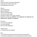 2020-2023 Audi A5 S-line S5 2PCS Frontstoßstange Nebelscheinwerfer Abdeckung Kühlergrill 8W6807682T3Q7